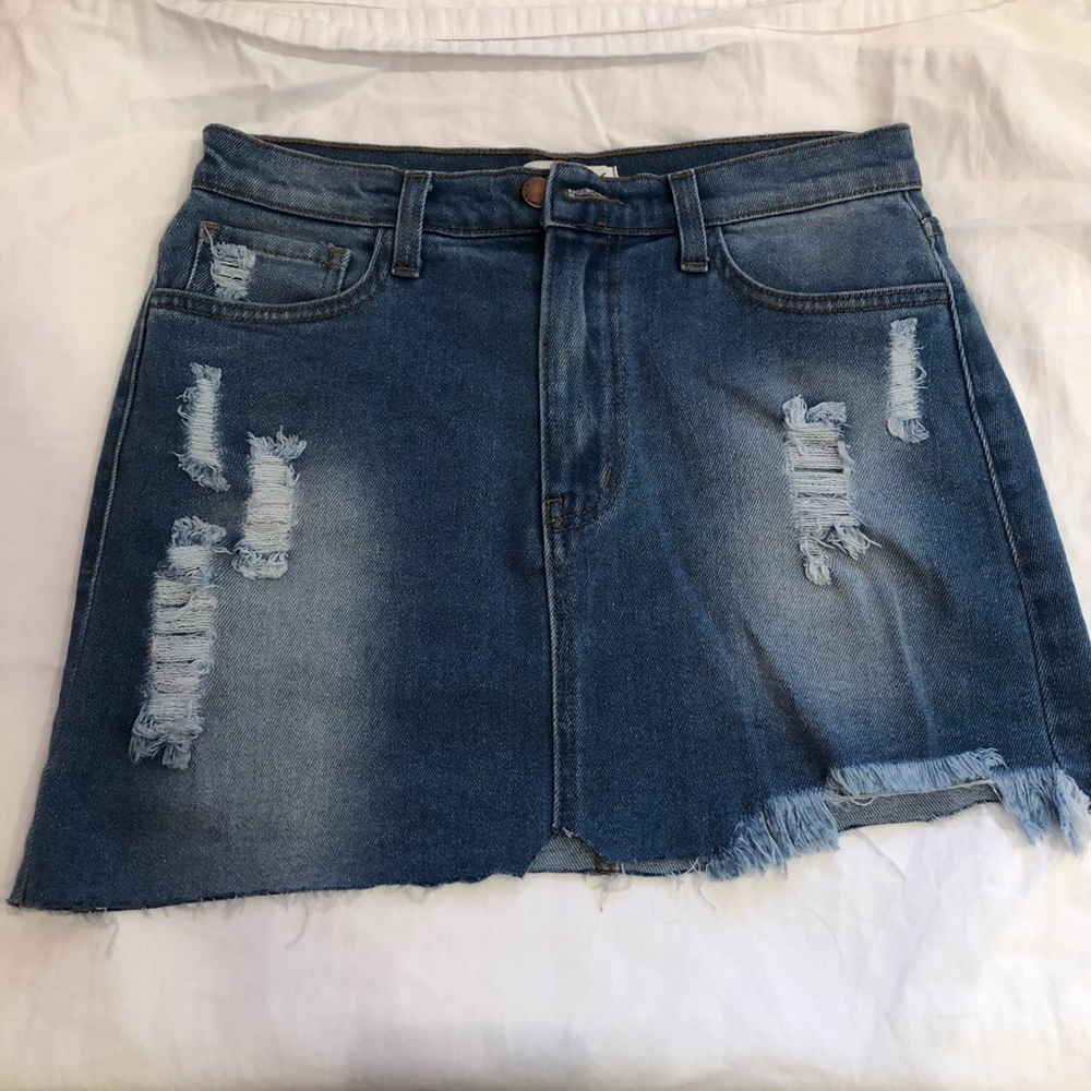 VIBRANT jean skirt
